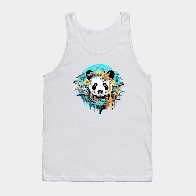 Giant Panda Animal World Wildlife Beauty Discovery Tank Top by Cubebox